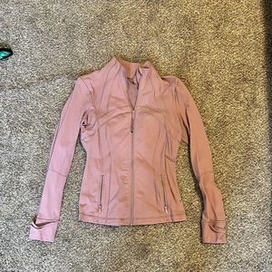 Mauve light pink lulu define jacket